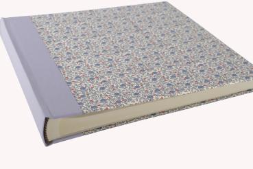 Romantic photo album "Sissi",lilac, blue flowers, handmade album